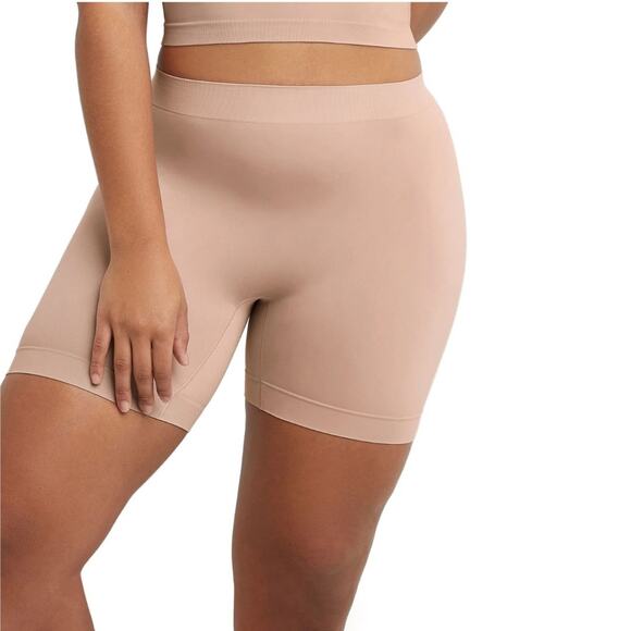 Maidenform M Women's Seamless Smoothing Short Style Nude Size 3XL - Picture 1 of 5